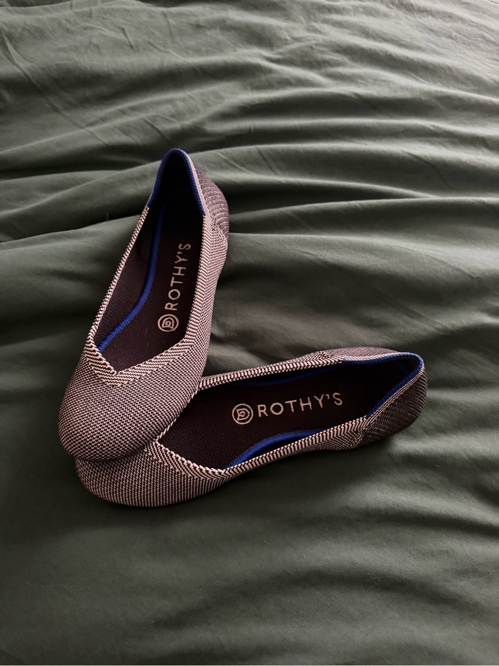 Rothy's Charcoal Knit Flats 6.5